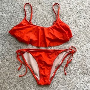 NWT orange bikini set